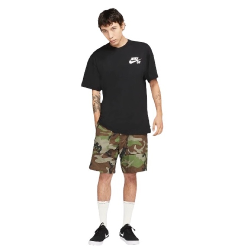 Nike New With Tags Skateboarding Black Short Sleeve Tee Shirt Size Small